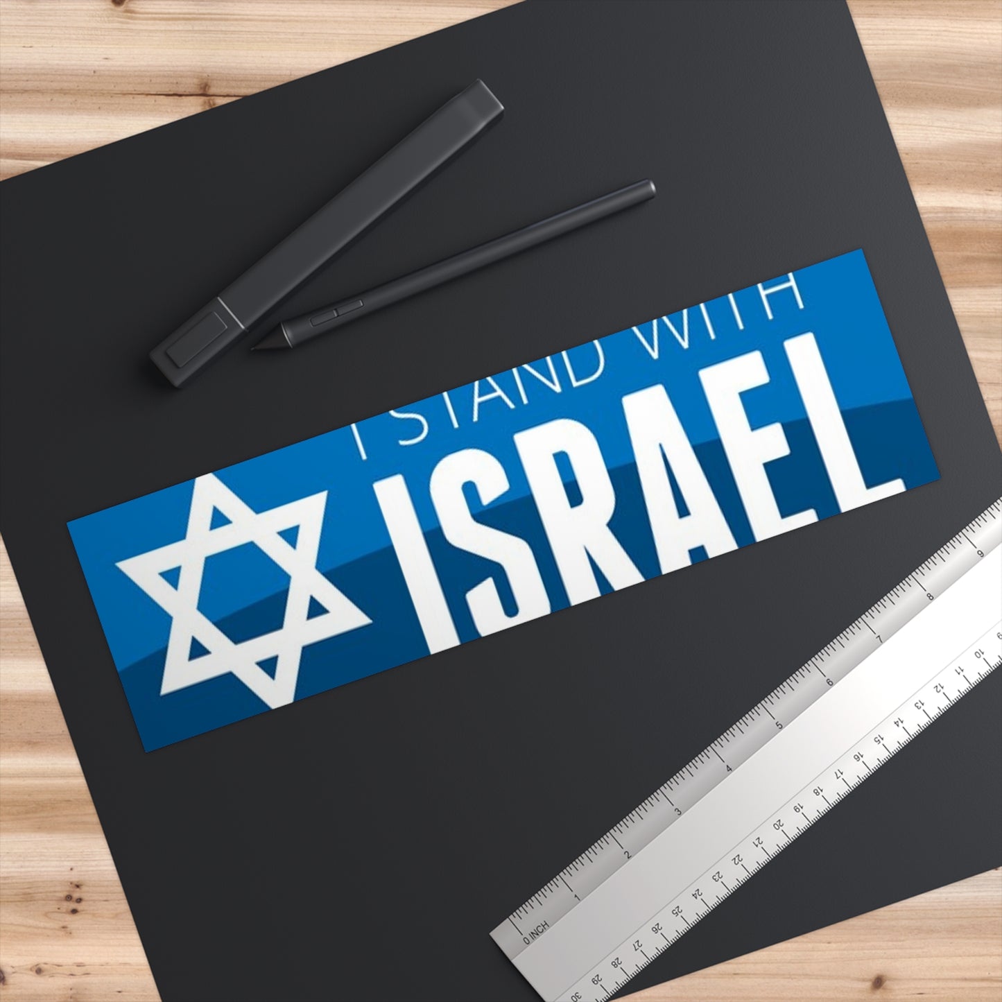 I Stand With Israel Bumper Sticker