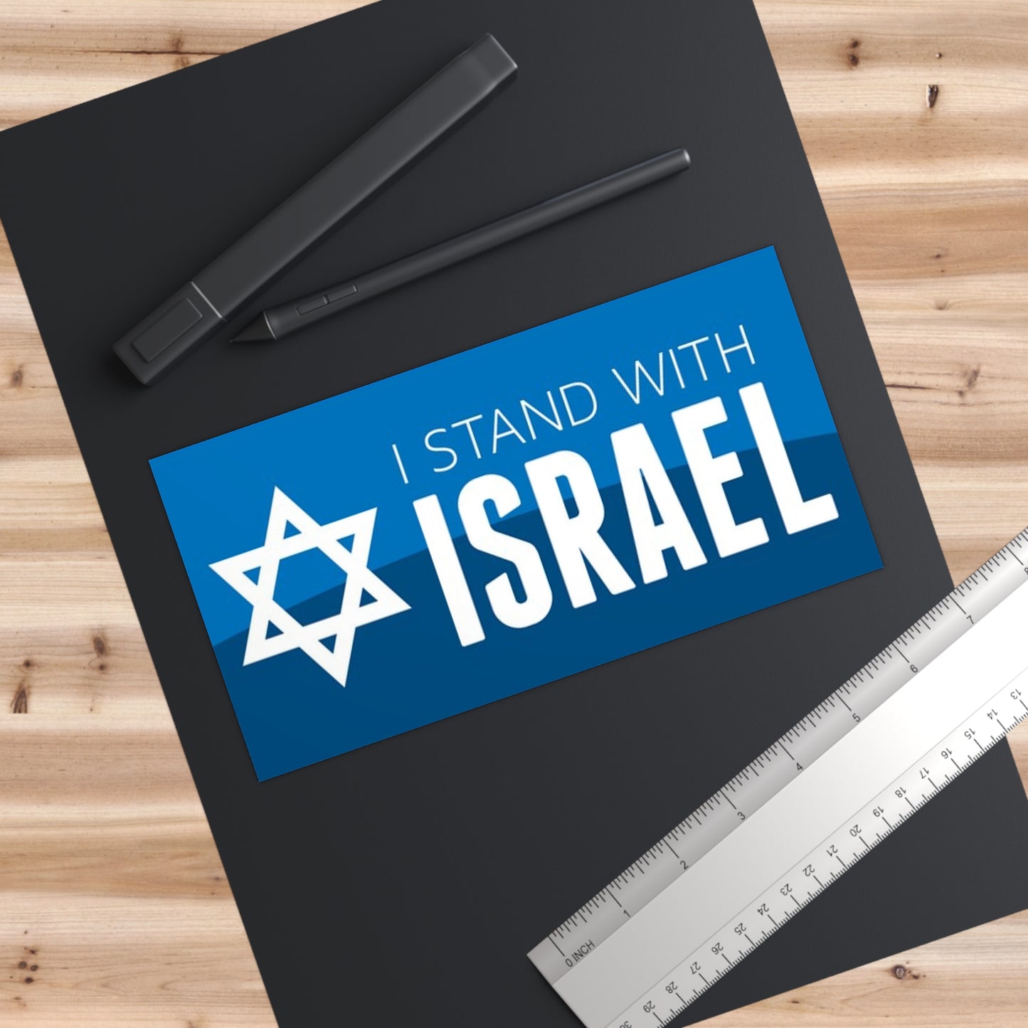 I Stand With Israel Bumper Sticker