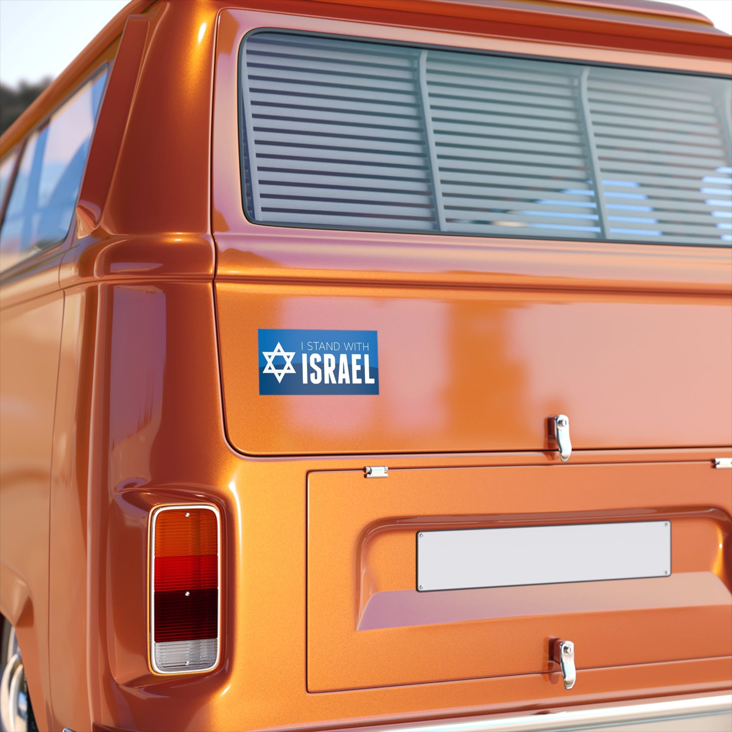 I Stand With Israel Bumper Sticker